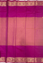 VSAS1523 - dual pink color body, pallu , blouse.