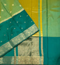 VSAS1529 - dual green color body, pallu , blouse.