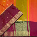 VSAS1530 - pinkish orange color body, pallu , blouse.