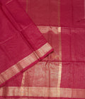 VSAS1545 - rani pink color body, pallu , blouse.