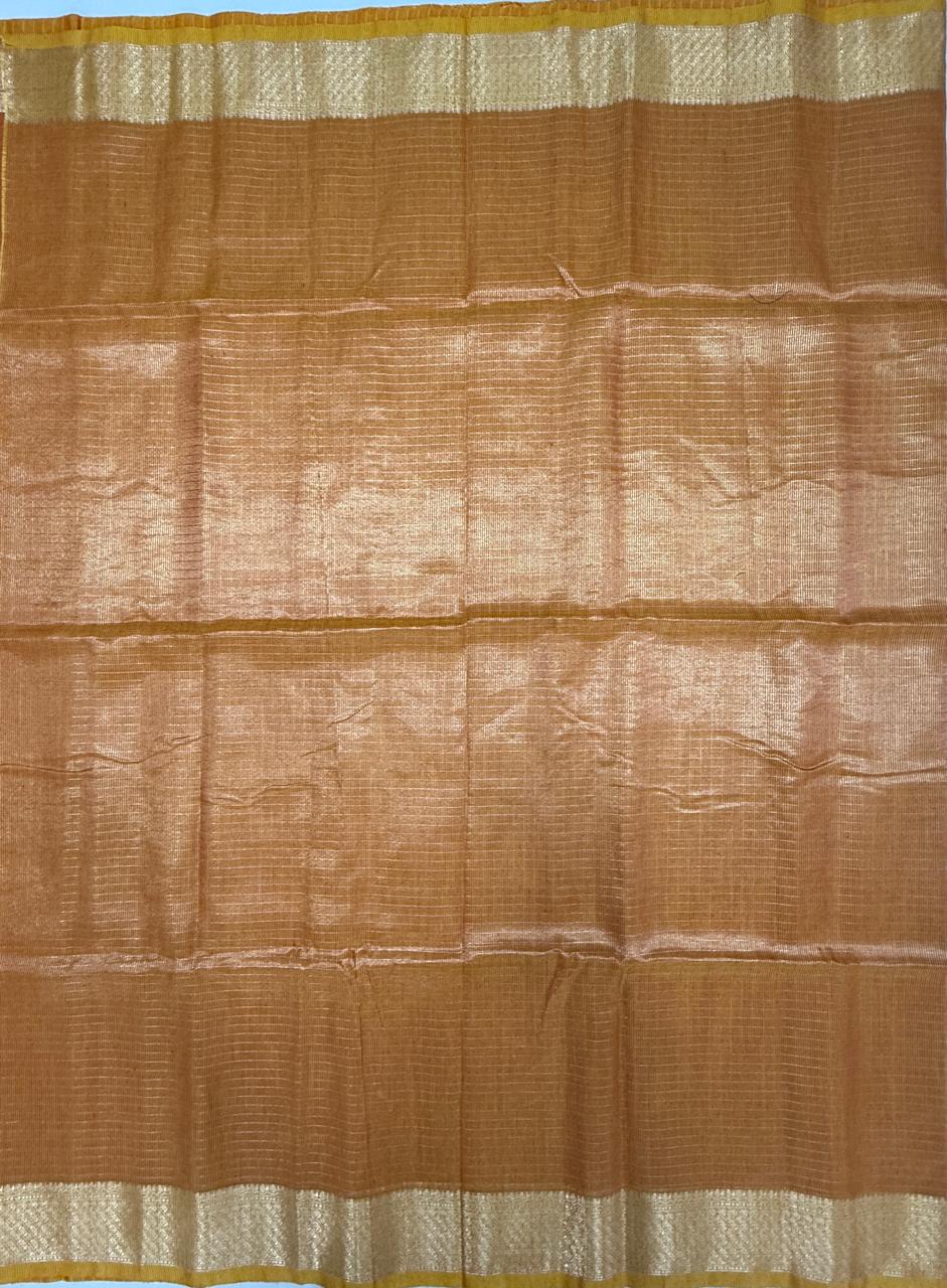 VSAS1542 - yellow with red color body, pallu , blouse.