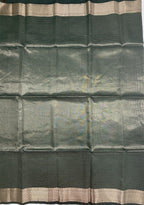 VSAS1548 - bottle green color body, pallu , blouse.