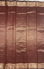 VSAS1550 - maroon color body, pallu , blouse.