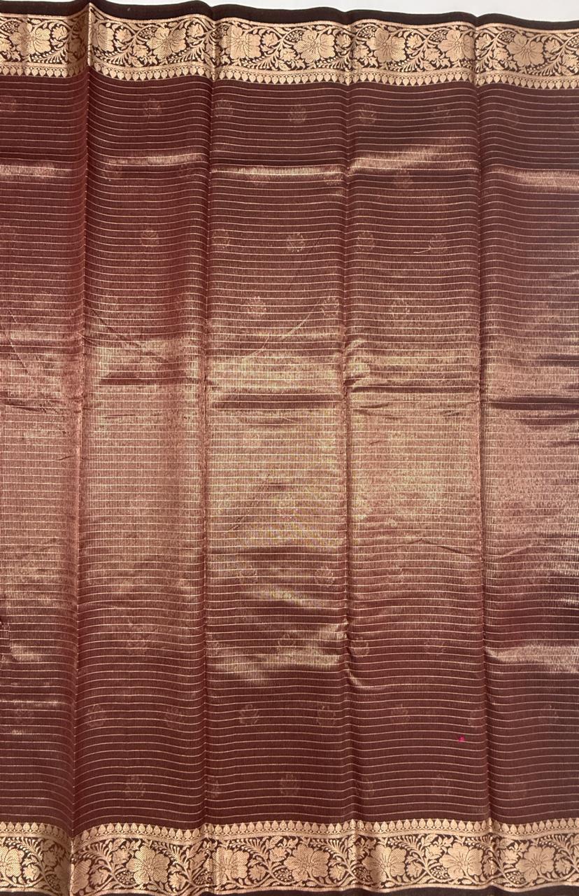 VSAS1550 - maroon color body, pallu , blouse.