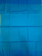 VSAS1551 - dual green color body, blue color pallu , blouse.