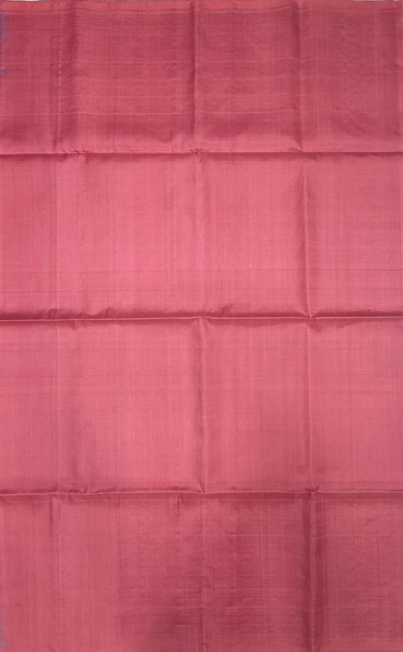 VSF963 - lavender color body , pink color pallu,blouse - Pure silk saree