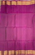 VSF1282 - purple color body , pallu,blouse - Pure silk saree