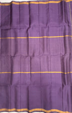 VSF1358 - pista green color body , lavender color pallu,blouse - Pure silk saree