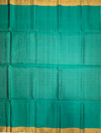 VSF1363 - purple color body , peacock green color pallu,blouse - Pure silk saree