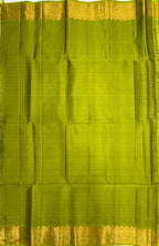 VSF1347 - violet color body , green color pallu,blouse - Pure silk saree