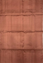 VSF1367 - pastel blue color body , chocolate brown color pallu,blouse - Pure silk saree