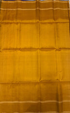VSF1375 - violet color body , yellow color pallu,blouse - Pure silk saree