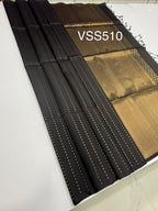 VSS510 - naval palam color body, pallu , blouse pure silk saree