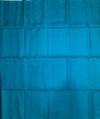 VSS512 - blue color body, pallu , blouse pure silk saree