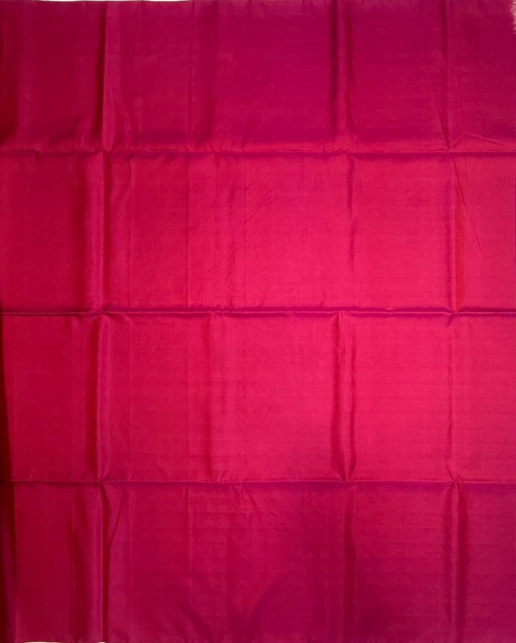 VSS513 - magenta color body, pallu , blouse pure silk saree