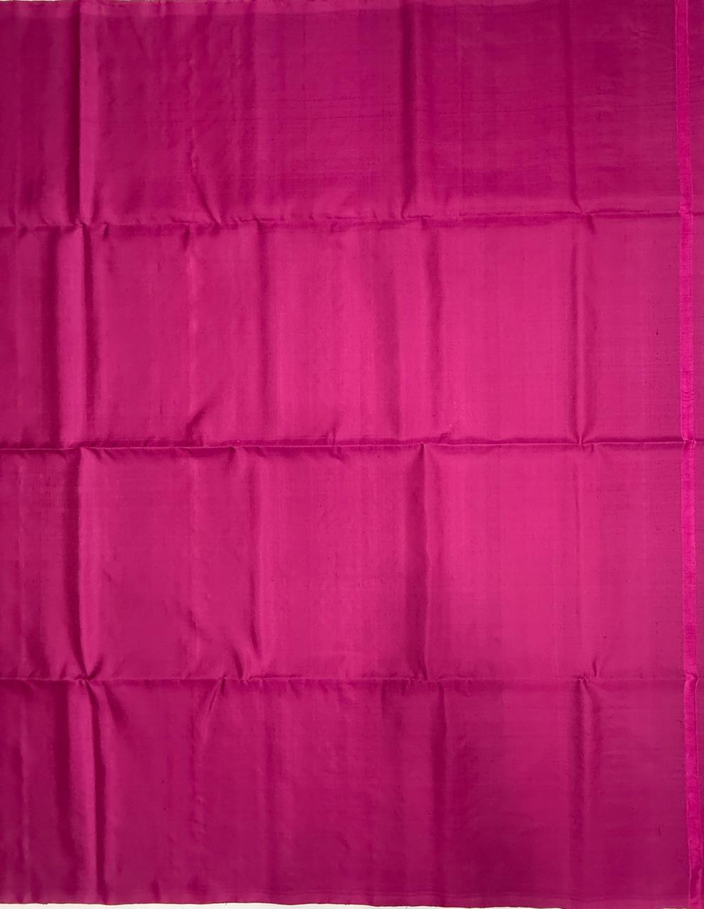 VSS517 - light purple color body, pallu , blouse pure silk saree