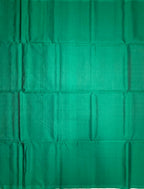 VSS523 - peacock green color body, pallu , blouse pure silk saree