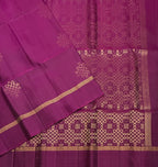 VSS525 - purple color body, pallu , blouse pure silk saree