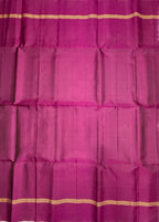 VSS525 - purple color body, pallu , blouse pure silk saree