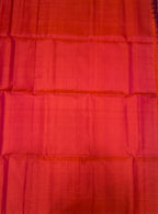 VSS527 - pinkish orange color body, pallu , blouse pure silk saree