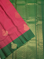 VSM214 - maroon color body ,green color pallu , blouse&nbsp;
