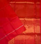 VSM1 - pinkish orange color body, pallu , blouse