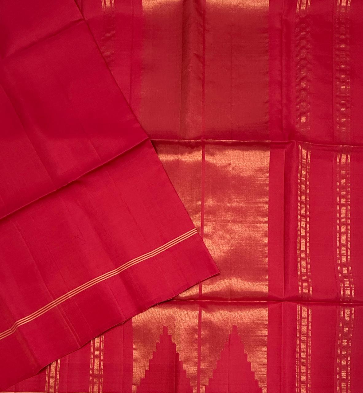 VSM2 - magenta color body,pallu , blouse&nbsp;