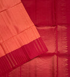 VSM42 - peach with pink color body , magenta color pallu , blouse&nbsp;